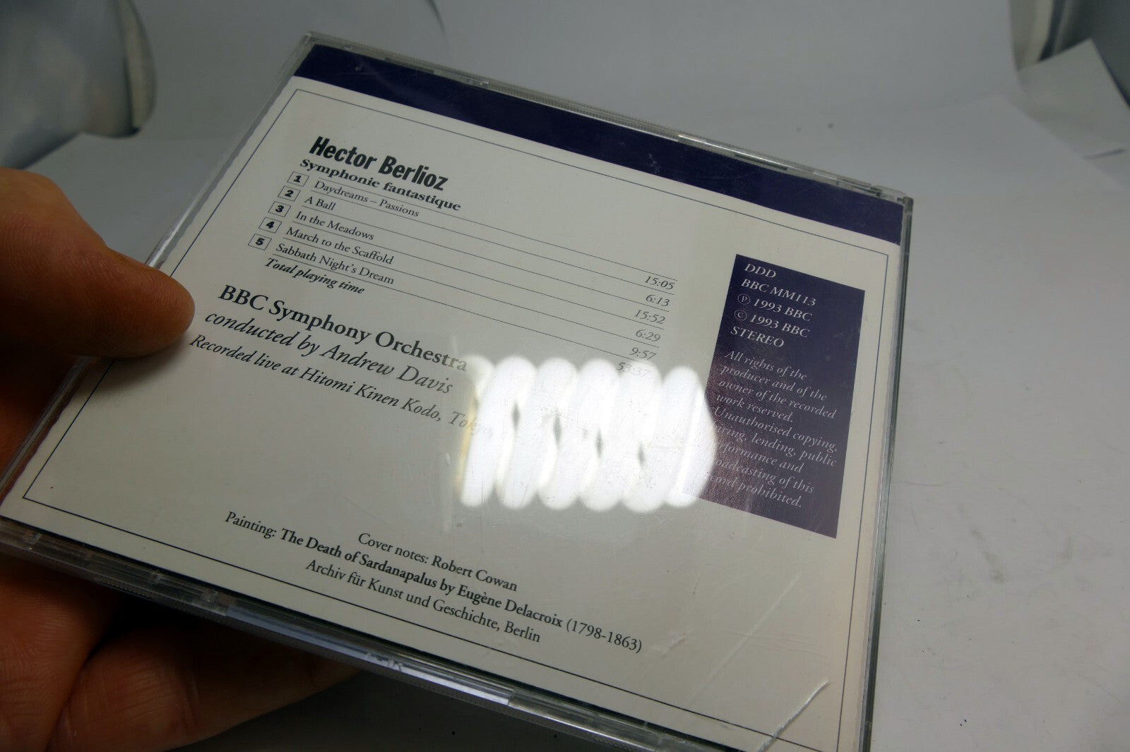 BBC Music Volume I Hector Berlioz Symphony Orchestra CD 1993 Tokyo