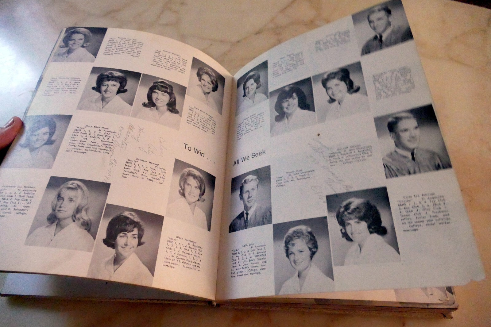 1964 St. Bernard High School Yearbook Voyager Playa del Rey California USA
