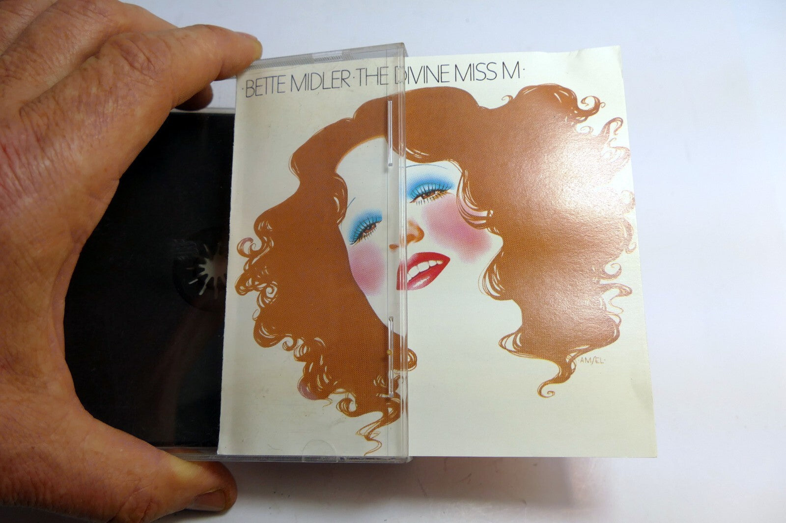 Cover ART Only Bettie Midler Divine Miss M  7238-2 Atlantic ( NO CD included)
