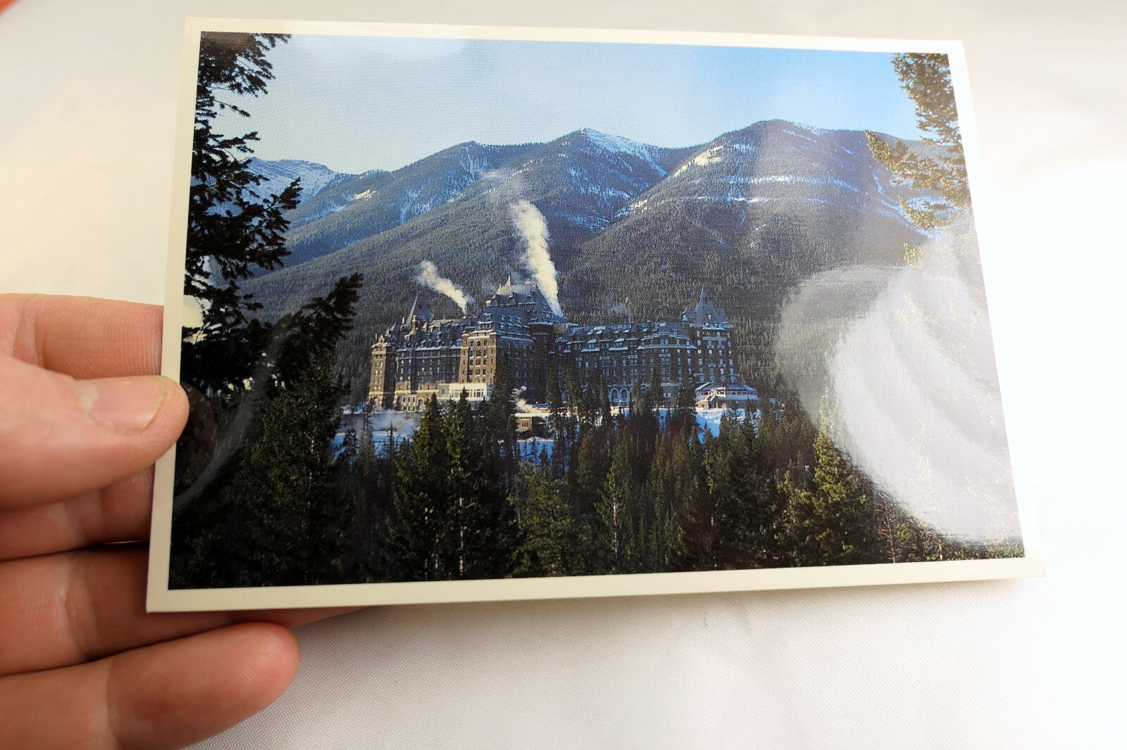 Banff Springs Hotel National Park Alberta Canada USA Postcard vintage 1970's