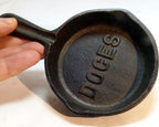 3.5" wide doces miniature cast iron skillet pan