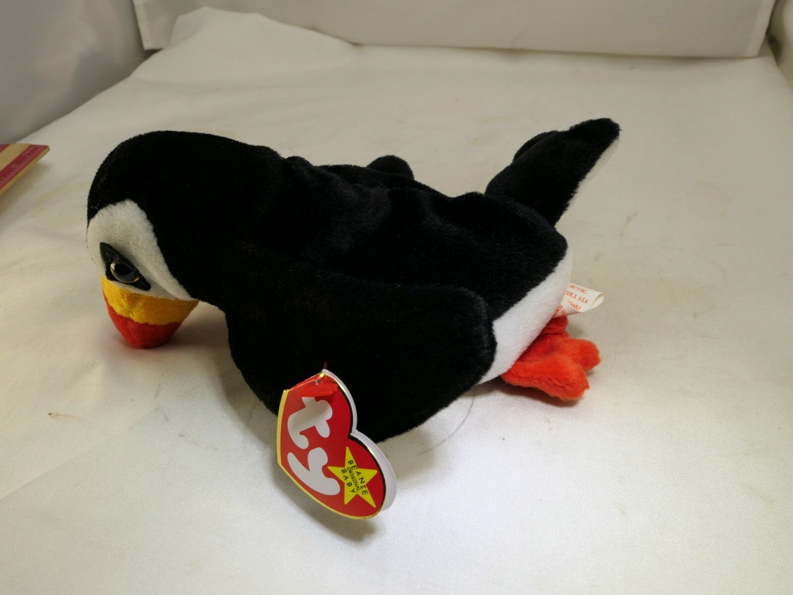 TY Beanie Baby Puffer Rare/Retired 1997 plush toy collection bird  Puffin