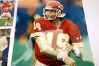 1994 JOE MONTANA - Upper Deck Football Card # 133- w/ Picture 8X11"