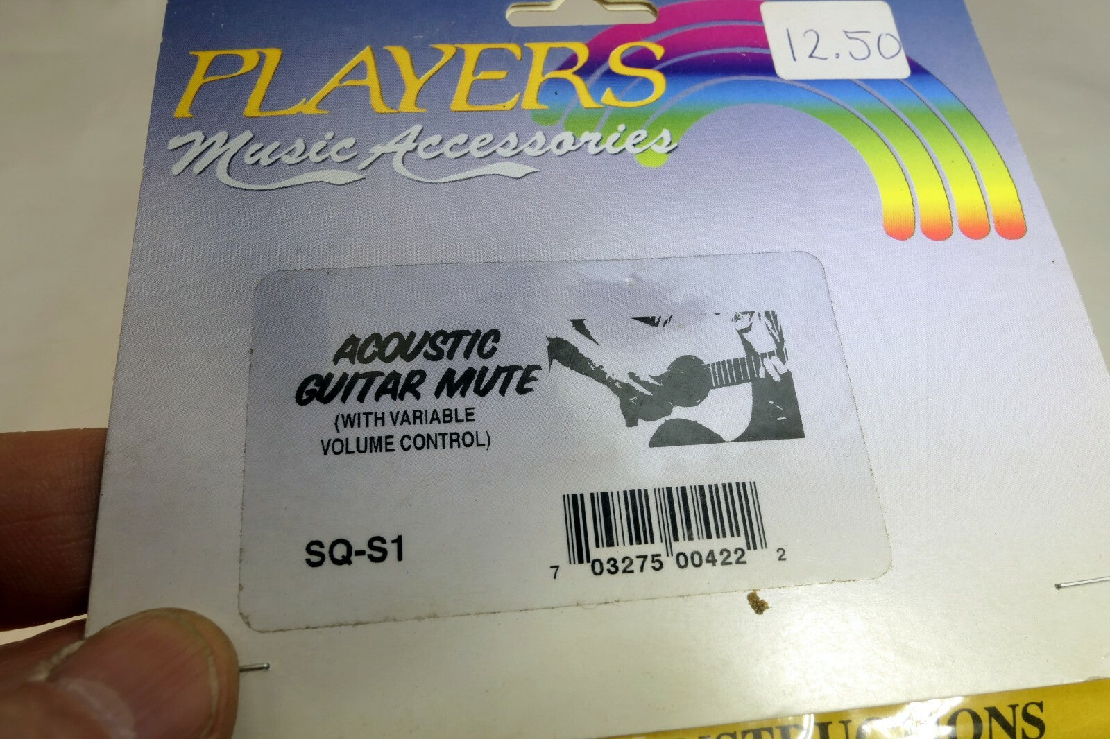 Players acoustic guitar mute sq s1 with variable volume control music accessory