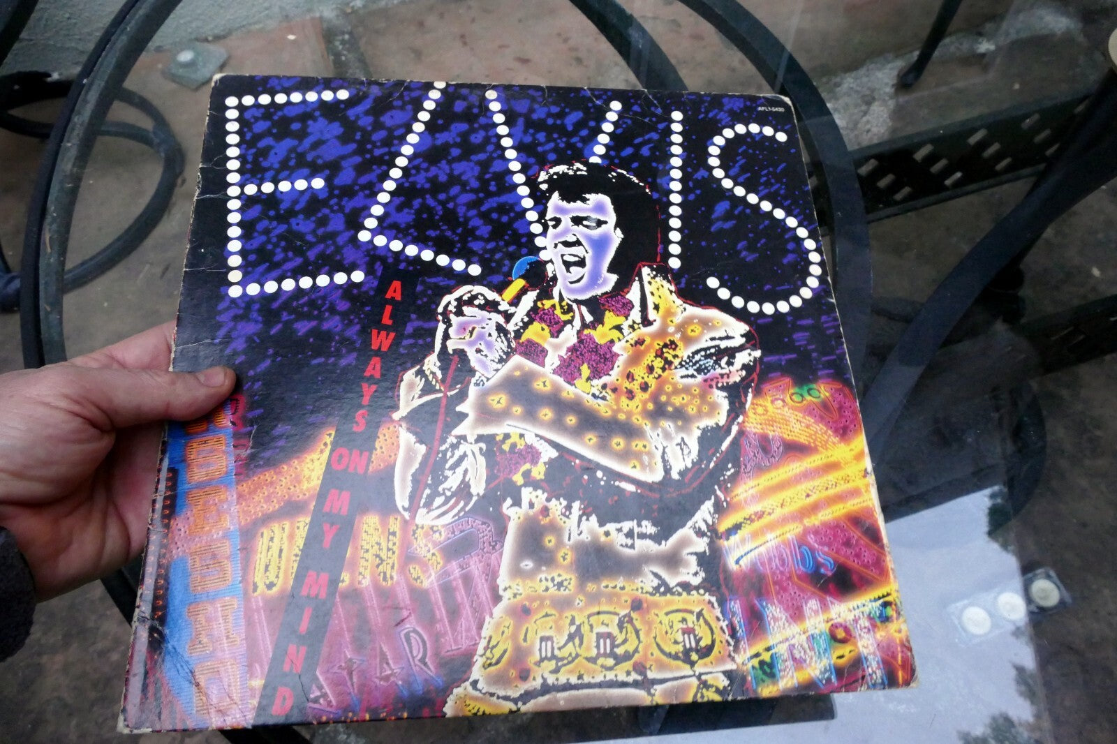 1985 Elvis Presley Always On My Mind AFL1-5430 anniversary- ALBUM ART COVER ONLY