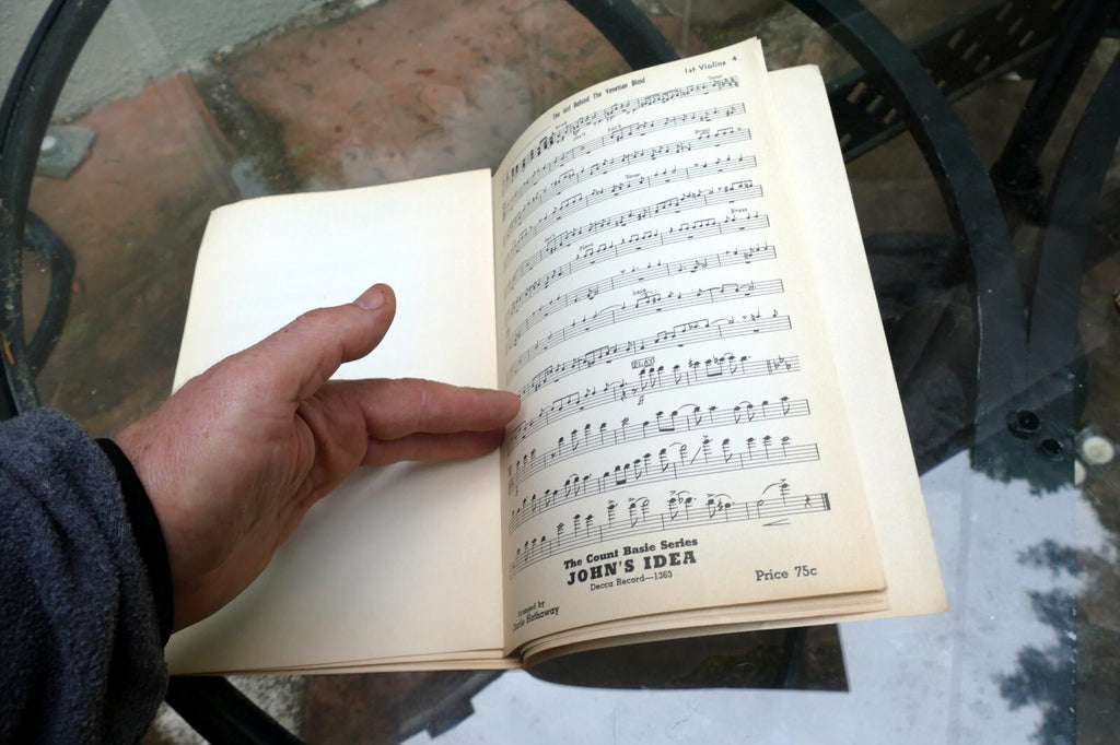 The Girl Behind Venetian blind Fox Trot Sheet Music 1939 orchestra Hathaway