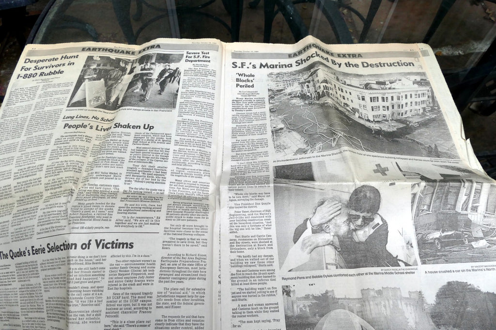 1989 San Francisco Chronicle Earthquake Oct. 19th EXTRA EXTRA bay area