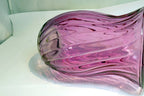 Pink Ribbed Vase Glass 8" high Valentines day 1 800 Flowers