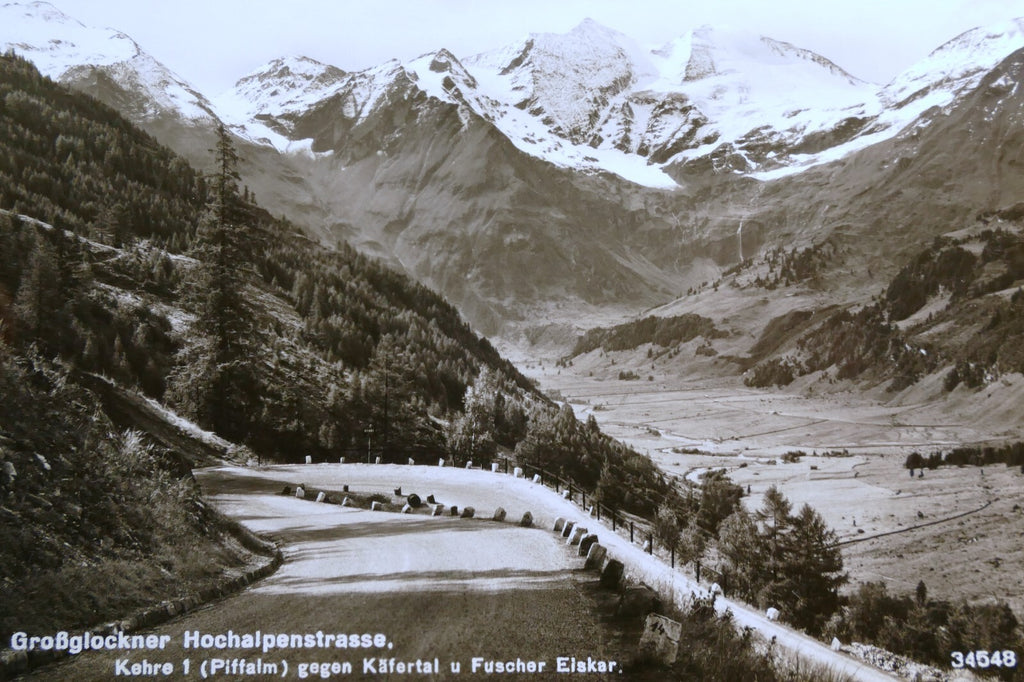 Grossglockner alakar alpine road postcard austria   unposted