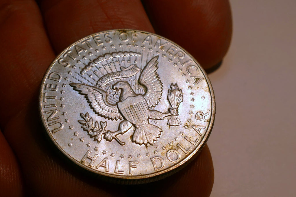 1968 D John F Kennedy  half dollar coin US 40% SILVER