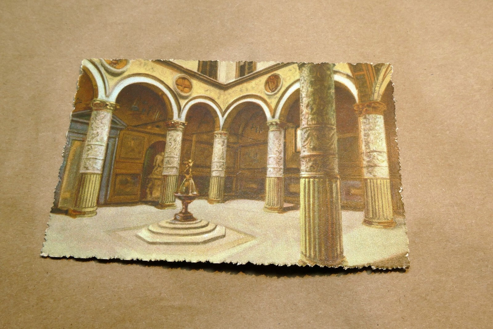 Firenze Palazzo Vecchio Cortile Italy 1910c postcard - unposted