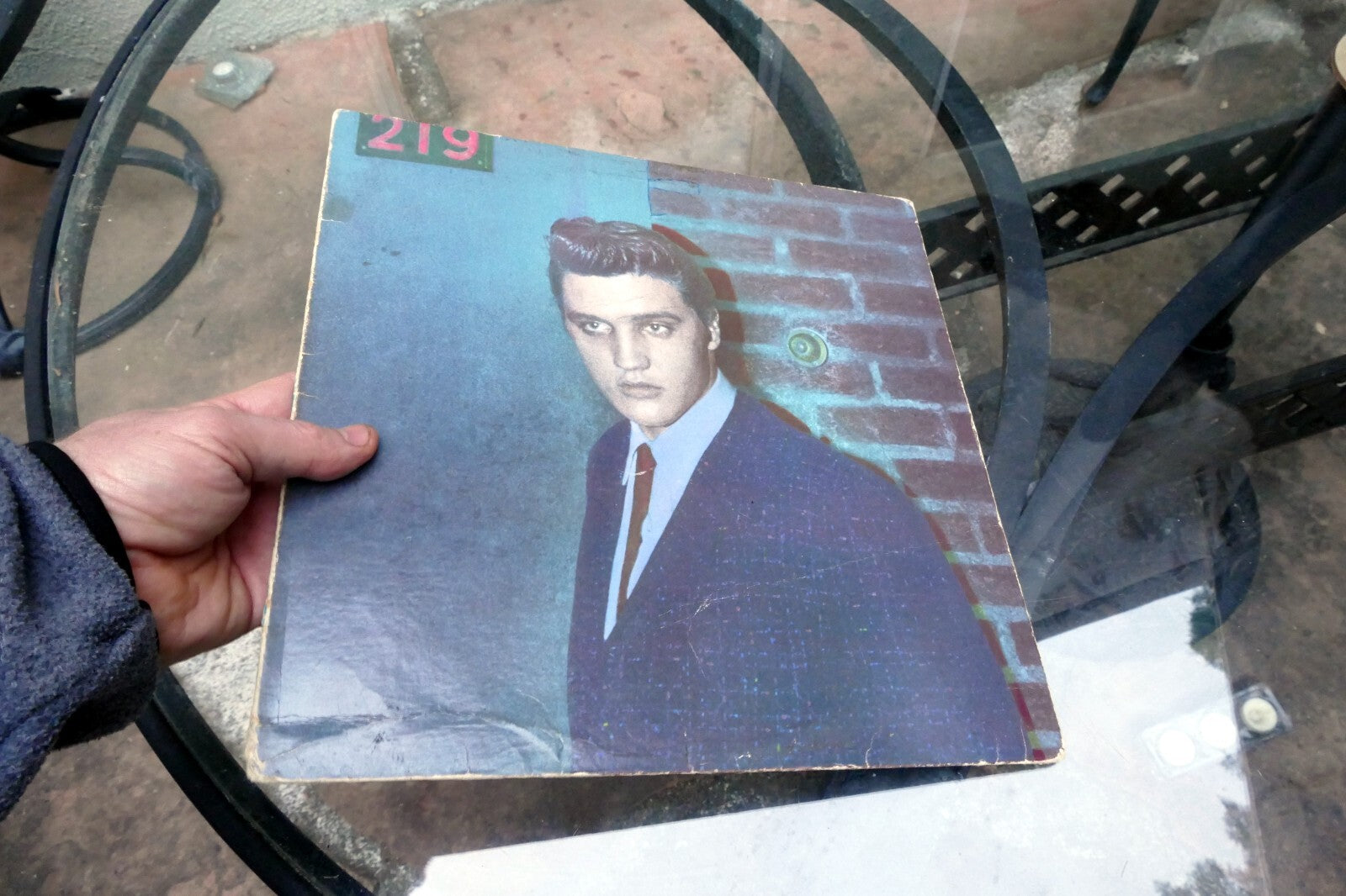 1985 Elvis Presley Reconsider Baby AFL1-5418  -  ALBUM ART COVER ONLY