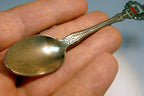 California USA Souvenir Spoon Collectible Enamaled made in Germany