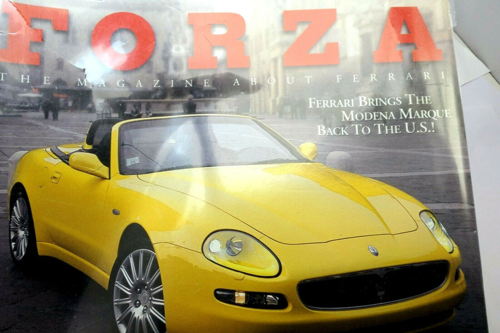 Forza magazine about ferrari february 2002 hamann's wild 360s '61 f1 world champ