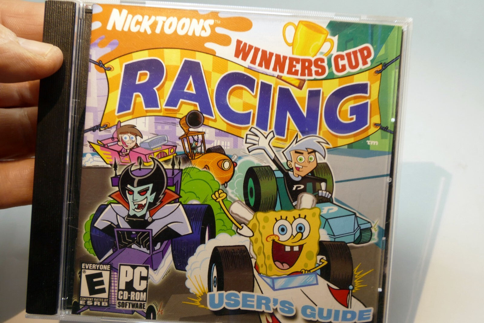 Video game pc nicktoons winners cup racing 2006 cd rom interactive