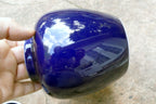 Kutani Ware Cobalt Blue Peacock/Floral Hand Painted Ginger Jar 5.5" tall 2 pack