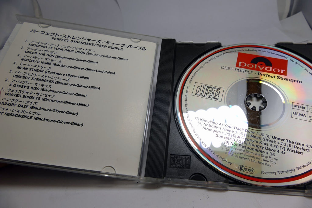 Deep Purple Perfect Strangers (CD) Polydor P33P 50001 West Germany Import Japan