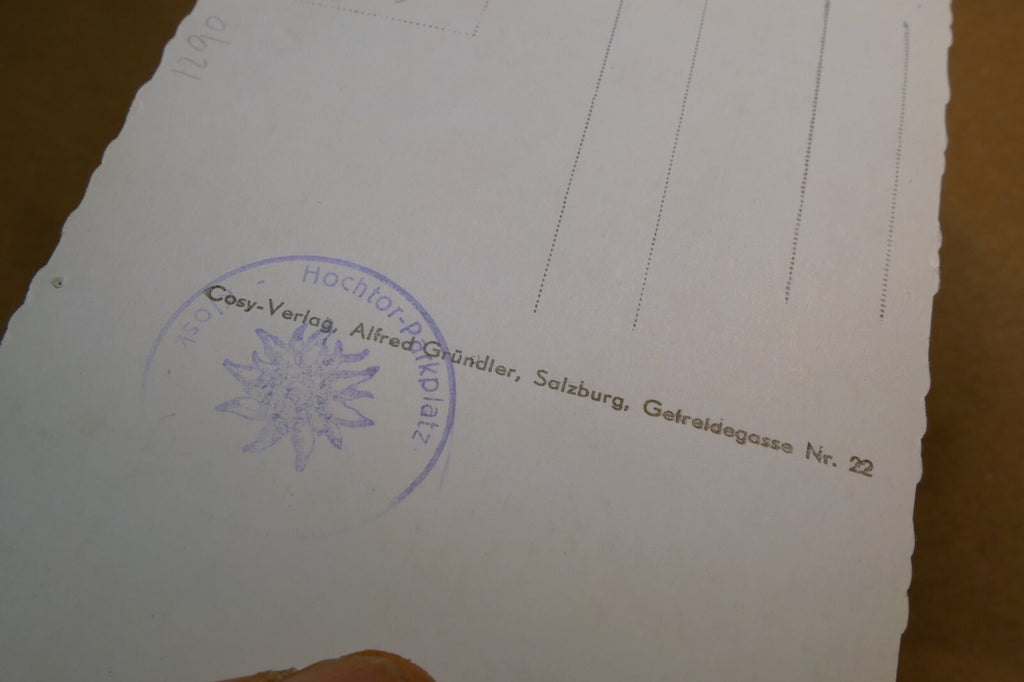 Grossglockner Hocktortunnel Alpine Road postcard Austria - unposted