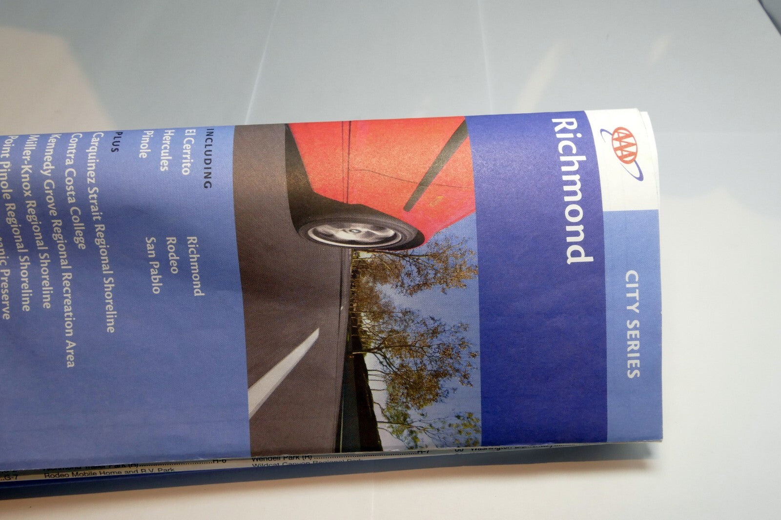 AAA Richmond City Series MAP Hercules Pinole Rodeo San Pablo guide