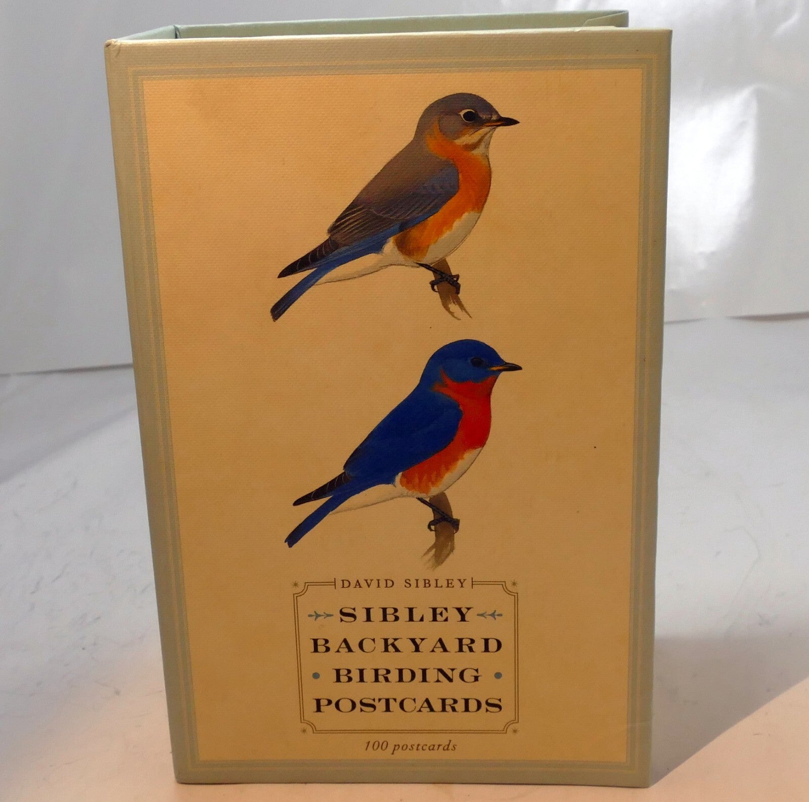 Empty box (only) for sibley backyard birding bird 4x6.5"
