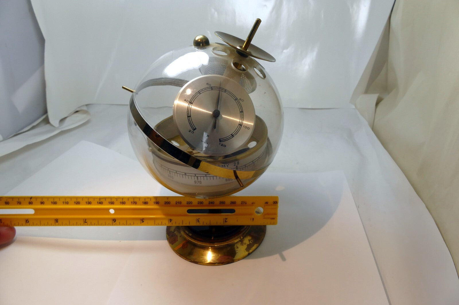 BGM Barometer Brass Sputnik West Germany