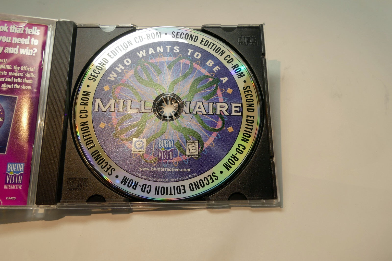 Who Wants to be a Millionaire CD ROM PC Interactive 2000 - second edition