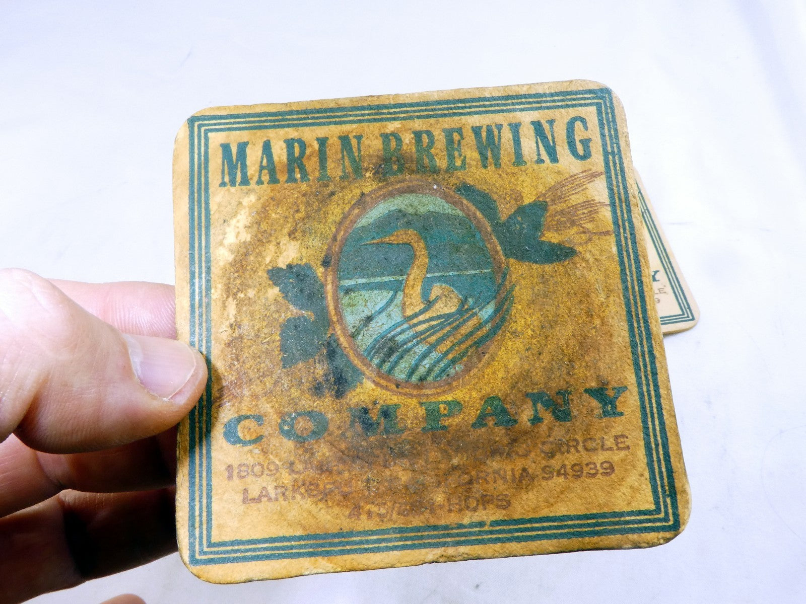 Marin Brewing Co Larkspur California Bar Coaster Beer lot 3