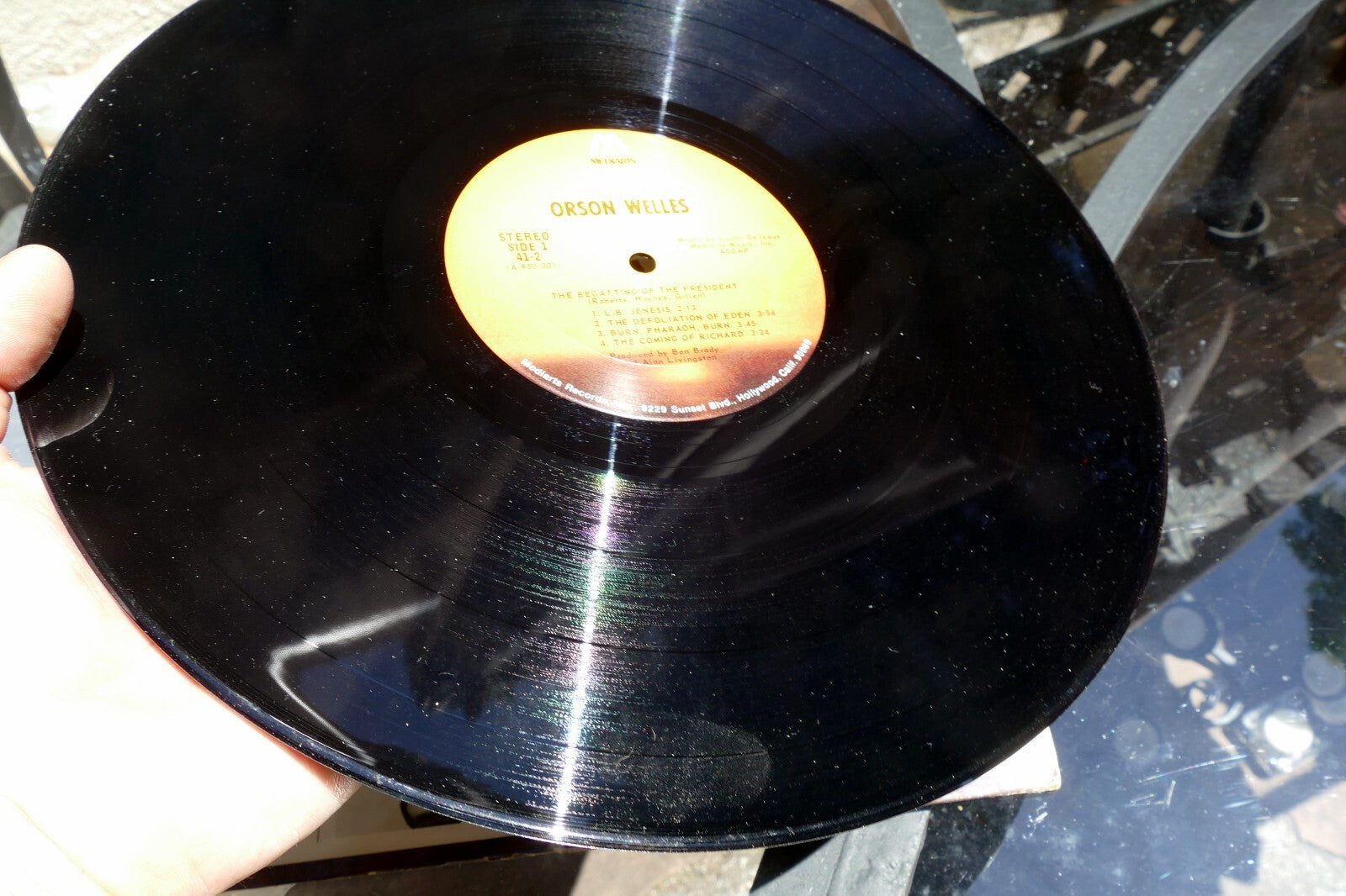 Orson Welles - The Begatting of The President Vinyl LP Album Mediarts 41-2