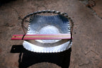 Hand Forged EVERLAST Metal Aluminum Bowl w/Hammered Fruit Grapes 9" basket