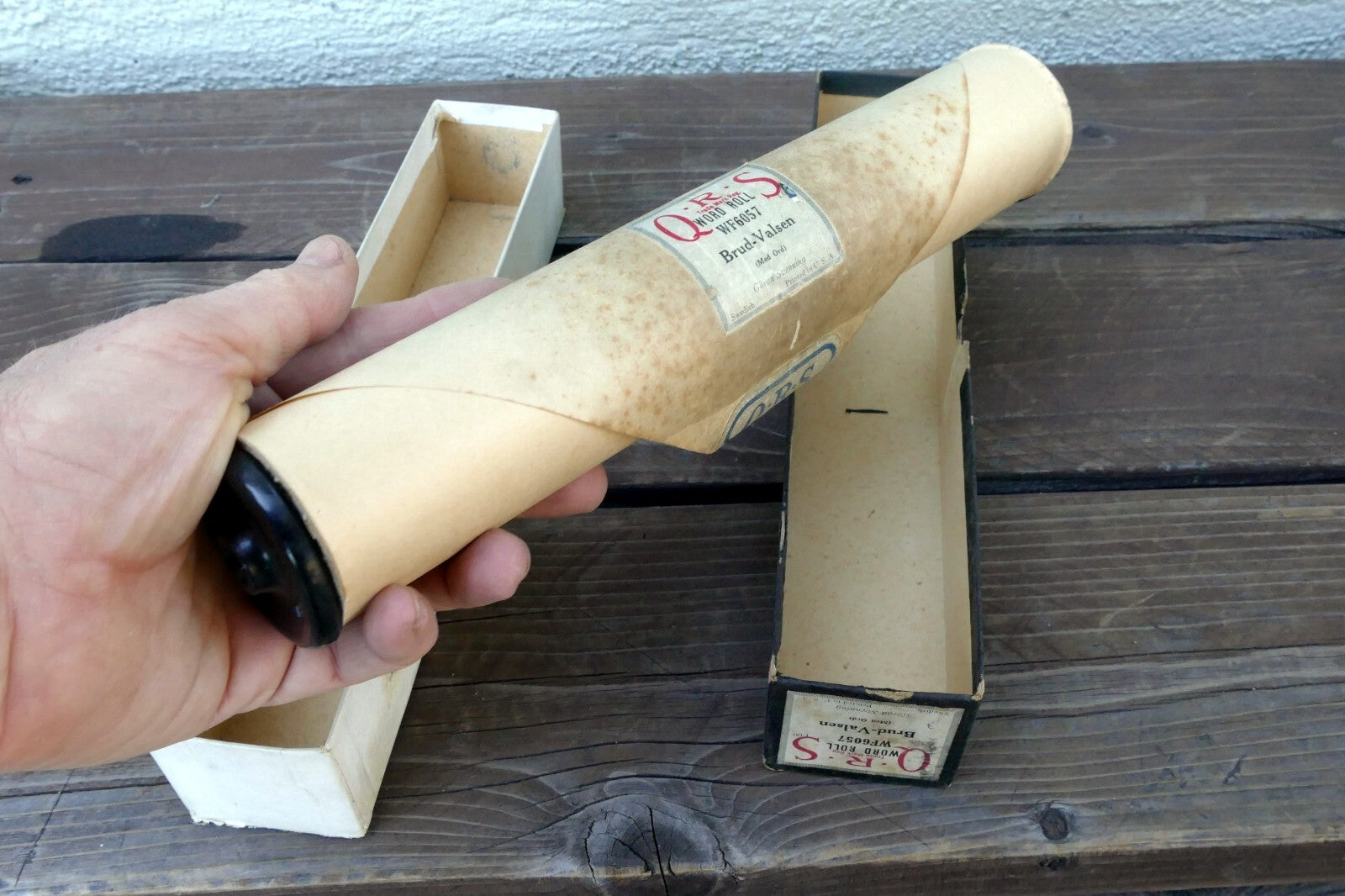 QRS Word Piano Roll WF6057 Brud-Valsen Svenning