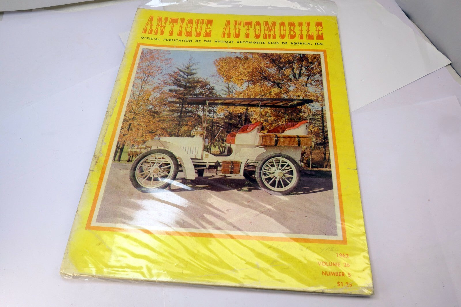 Antique Automobile Club Of  America Magazine 1962 Volume 26, No 5 