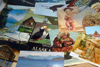 1980's postcard unposted alaska usa lot of 23 pack landscapes cityscapes native
