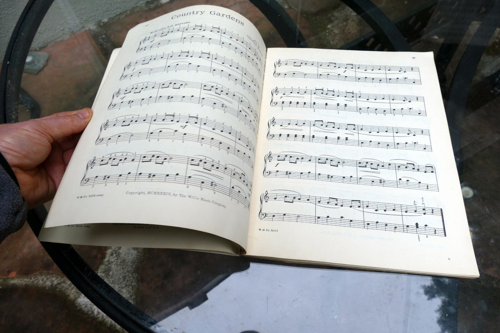 53 Whole world Loves Piano Solos Sheet music Willis Weber 5624 DIXIE LAND 1936