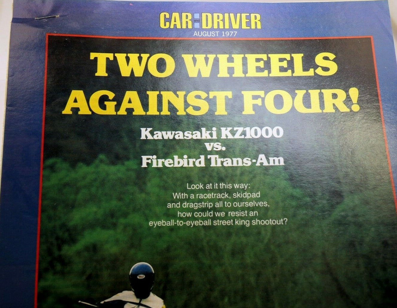 Pontiac firebird 1977 car & driver magazine clipping advertisement ad