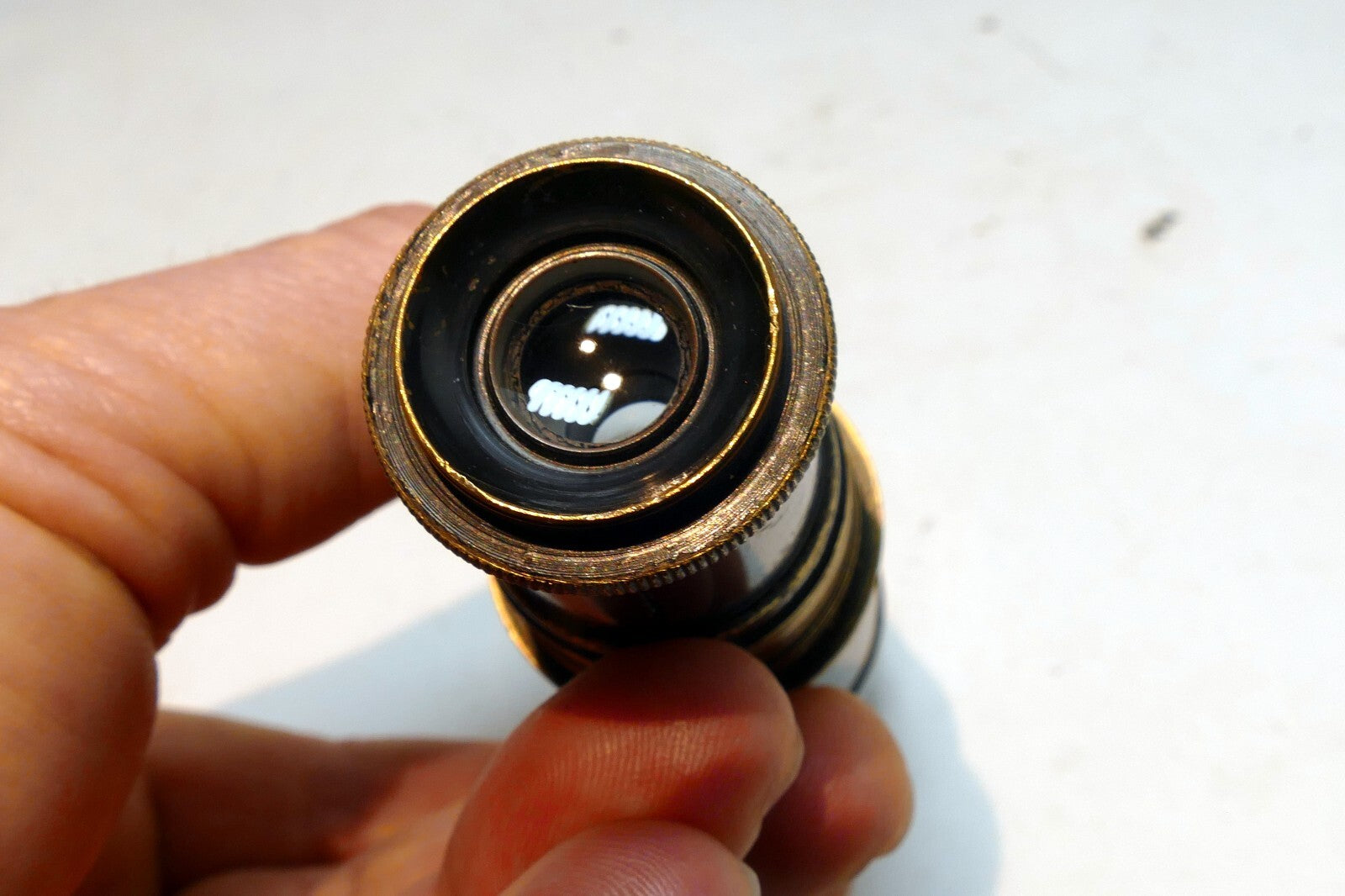 Antique Telescope Brass Nautical Spyglass 19th century compact