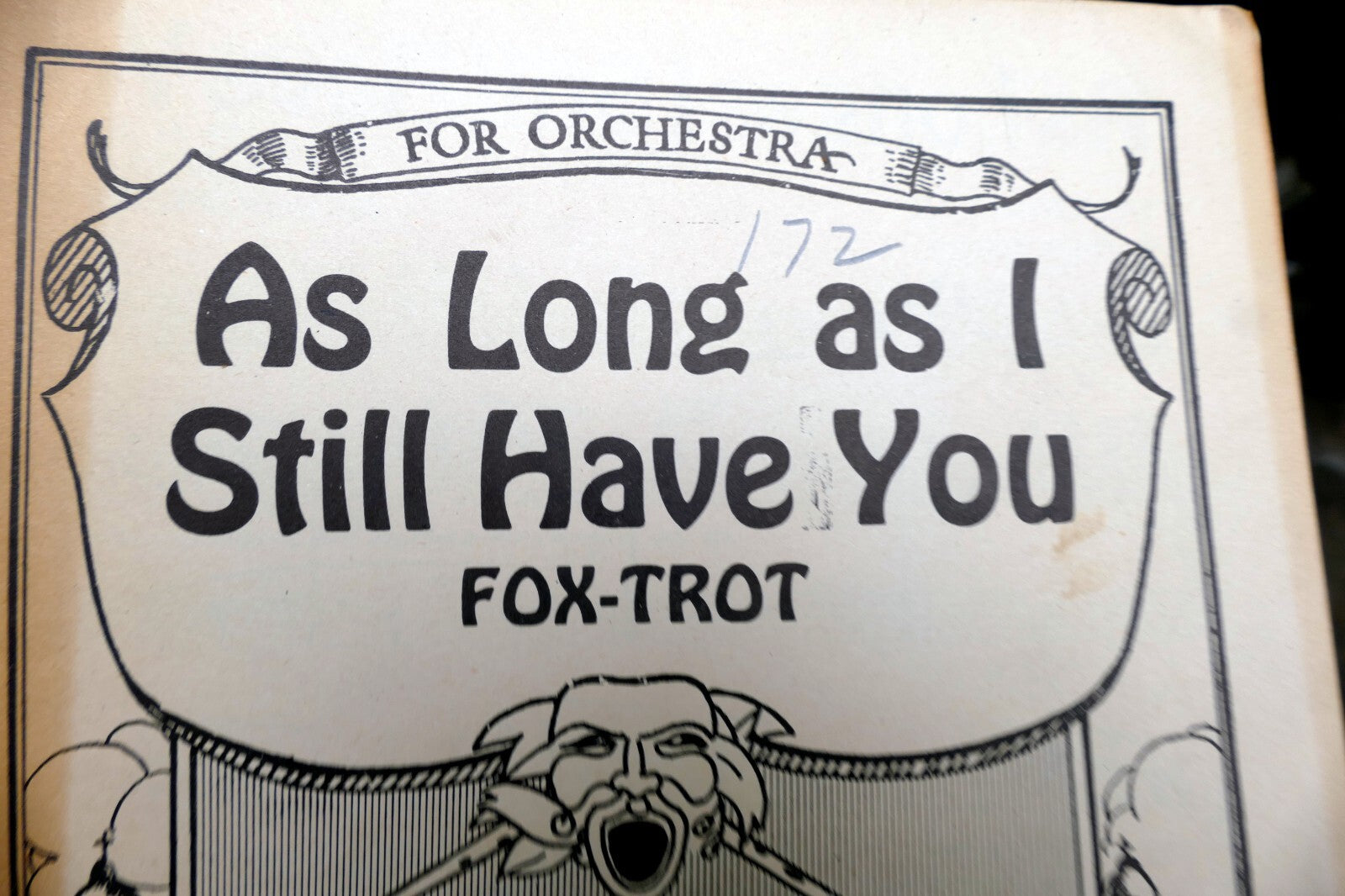 1931 fox trot sheet music al jacobs jerry herst frank skinner as long as i have