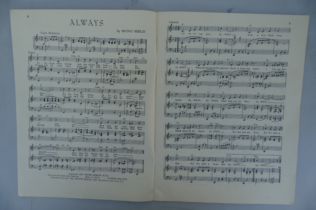 Irving Berlin Waltzes collection No 1 and No 2 1945 by Irving Berlin