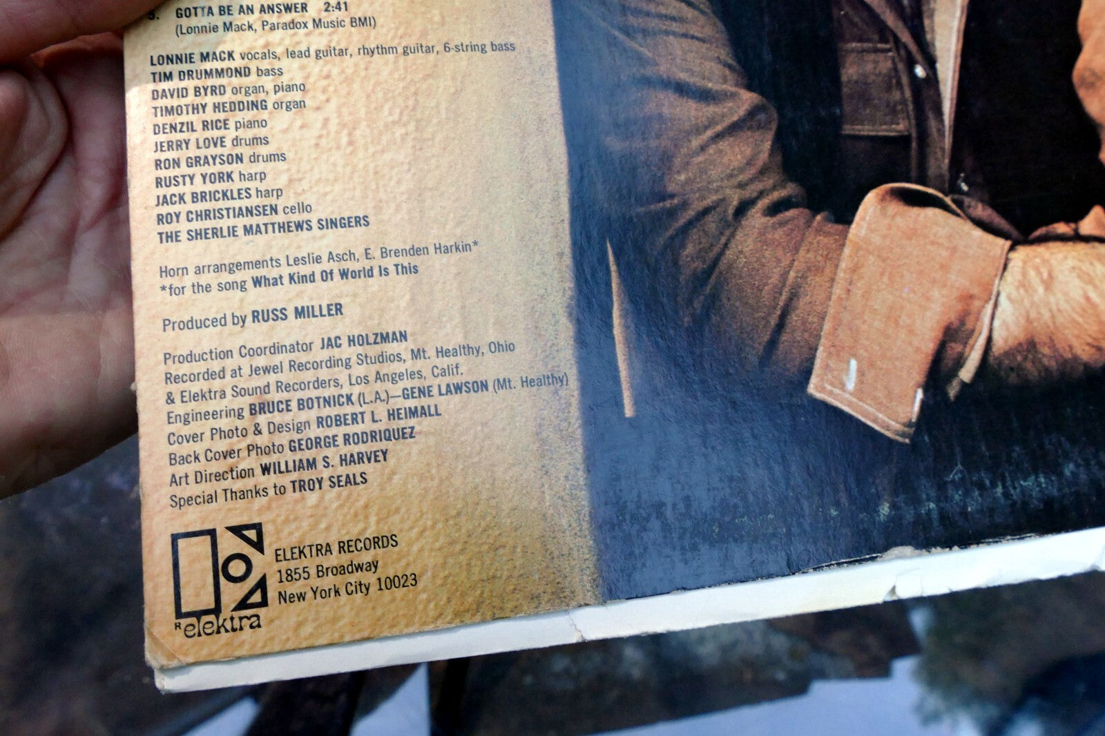LONNIE MACK Whatever's Right ELEKTRA EKS 74050 LP