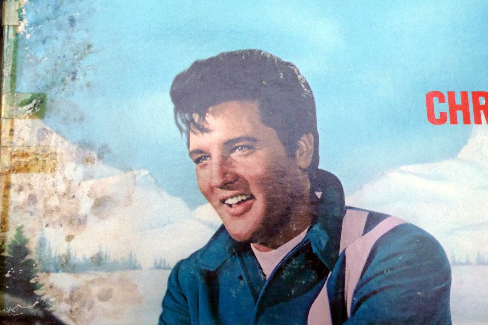 1970 elvis presley elvis' christmas album rca cal 2428   vinyl album art cover only