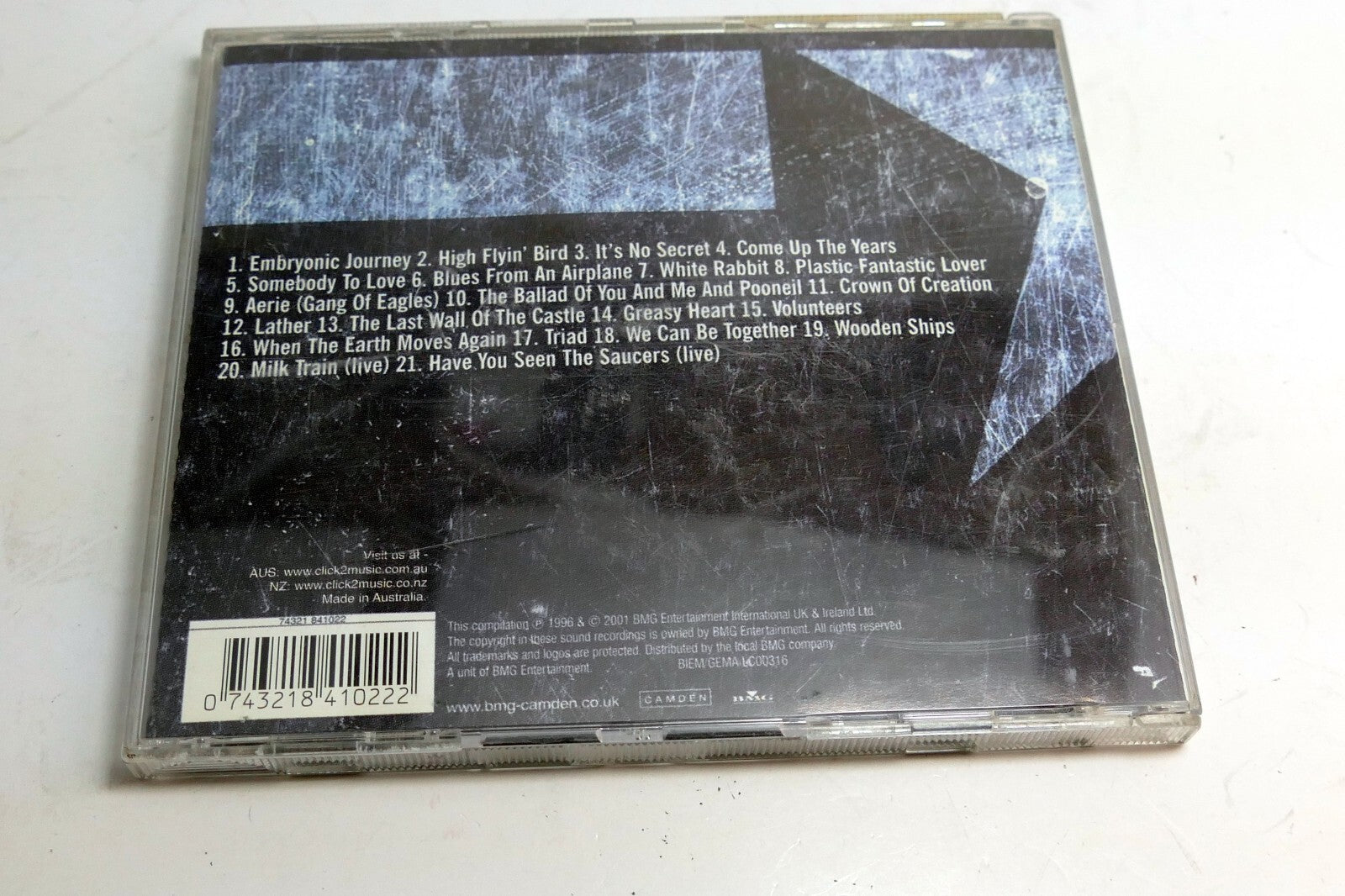 Cover ART Only The Best of Jefferson Airplane 74321 841022   ( NO CD included)