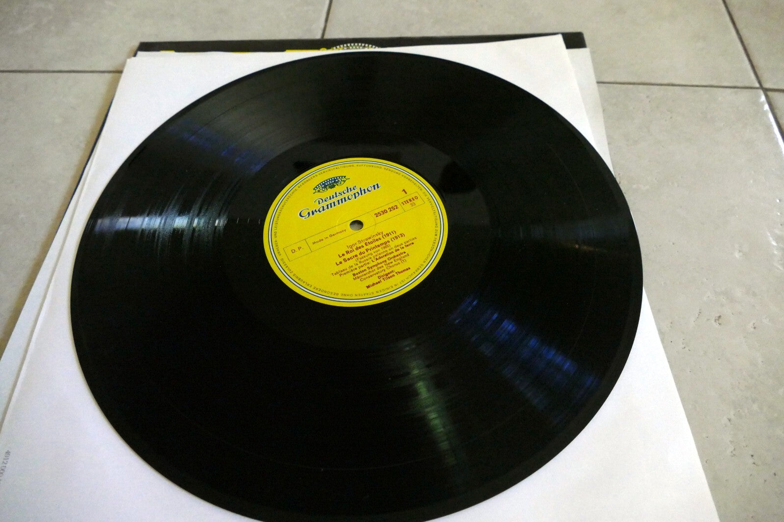 Stravinsky The Rite of Spring Germany import LP King of the Stars DG 2530 252 VG