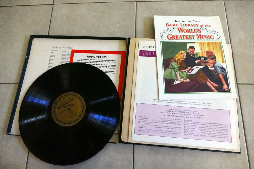 Basic Library WORLDS GREATEST Music 1958 LP Rimsky-Korsakov Rachmaninoff Album 1