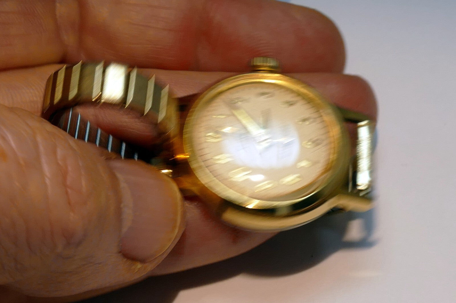 TIMEX LADIES WATCH WRISTWATCH GOLD TONE - as found as is parts repair