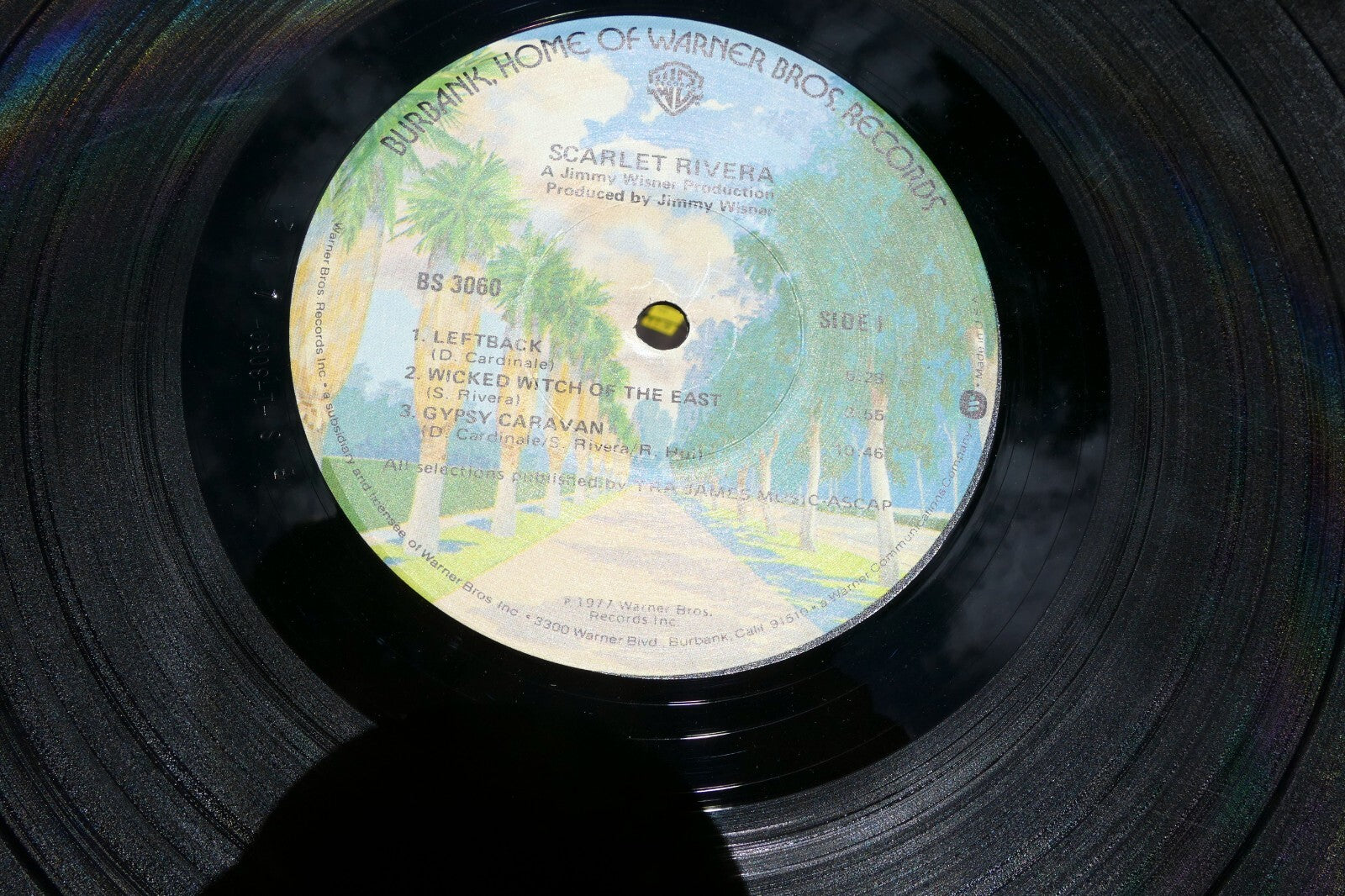 SCARLET  RIVERA - LP - Self Titled - Warner Bros. BS 3060 1979 VG