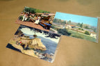 Unposted postcard 3 lot from 1940's union 76 oil company santa cruz ca