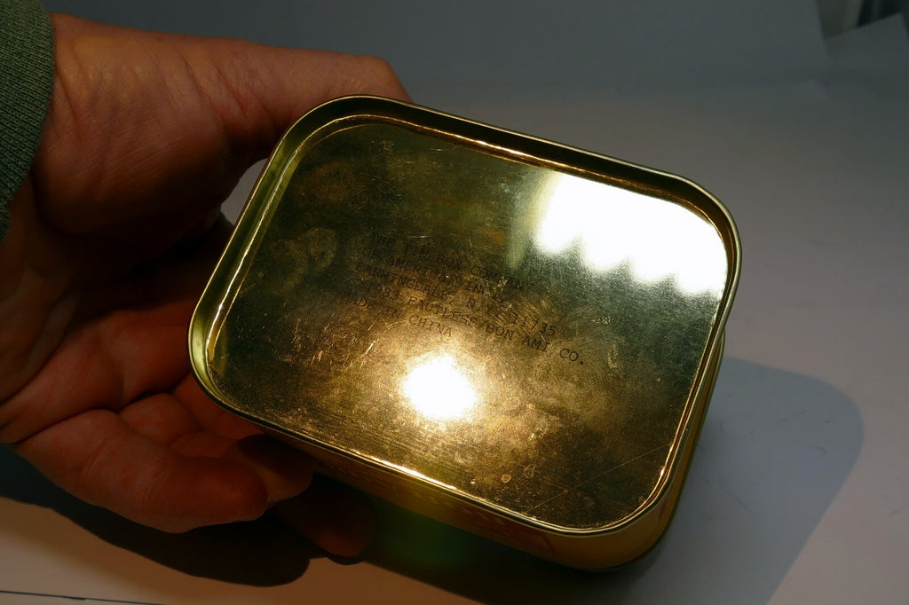 BON AMI SOAP Tin Bristol Ware 1983 Baby Chickens metal empty container 4"