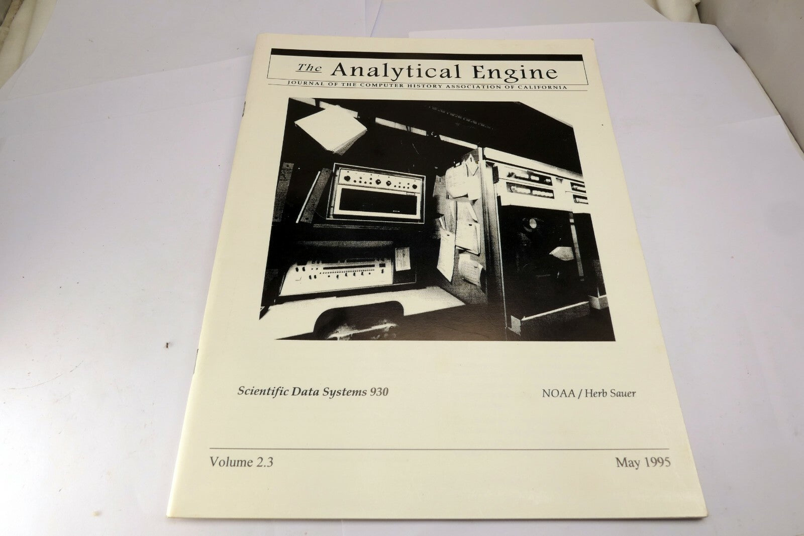 Analytical Engine Computer History Association CA May 1995 Scientific Data syste