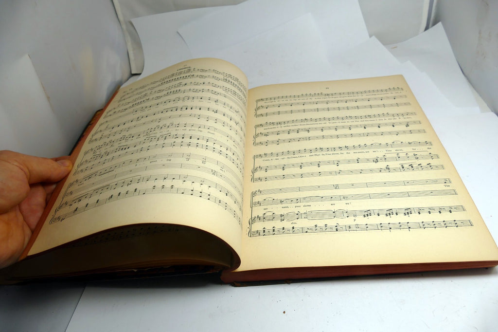 Ruddigore Opera Vocal Score by Gilbert & Sullivan sheet music 1887 Congress Libr