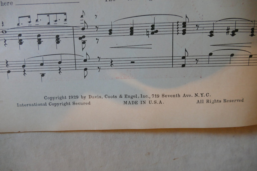Let's Merge, 1929, "Sons O' Guns", Arthur Swanstrom, Benny Davis, J. Fred Coots