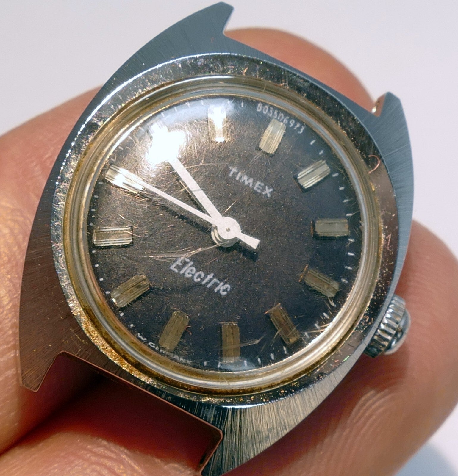 Timex water resistant electric ladies watch   parts or repair as is